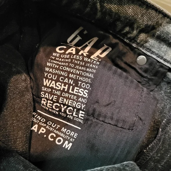 GAP Women's Black Straight Leg Jeans - Picture 3 of 6